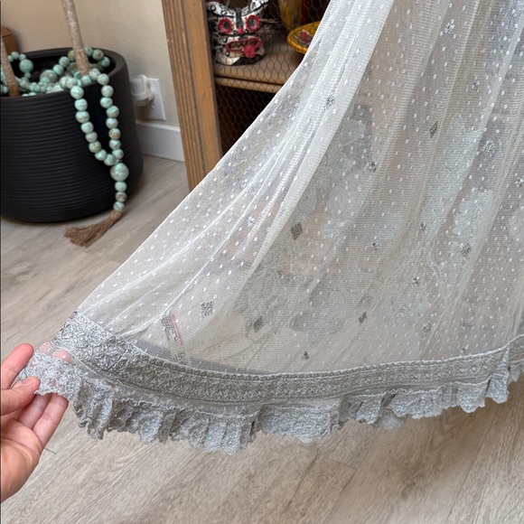 Free People Intimately So Into You Maxi Slip in Pond Water - Picture 15 of 15